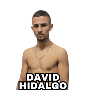Professional MMA fighter David Hidalgo in a fighting stance for his upcoming fight in Fight Island Championship